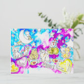 Kitty Valentine Feiertagskarte (Stehend Vorderseite)