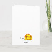 Kitty Valentine Grußkarte Feiertagskarte (Rückseite)