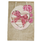 Kitty Valentine Viktorianisch Mixed Media MEDIUM Mittlere Geschenktüte (Rückseite)