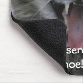 Kitty Verließ ein Geschenk in Ihrem Schuhwerk Mousepad (Ecke)