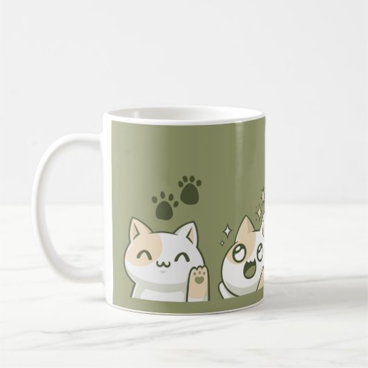 Kitty Vibes Tasse (Links)