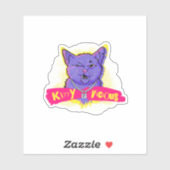 Kitty Vicious  Aufkleber (Blatt)