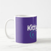 Kitty Voices Logo lila Tasse (Links)