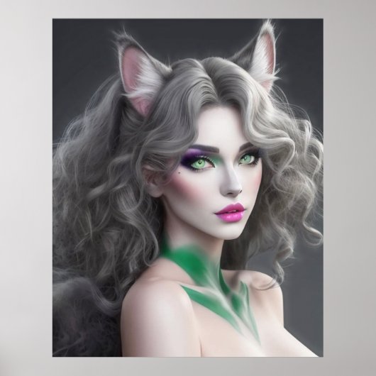 KITTY WAIFU 02 POSTER (Vorne)