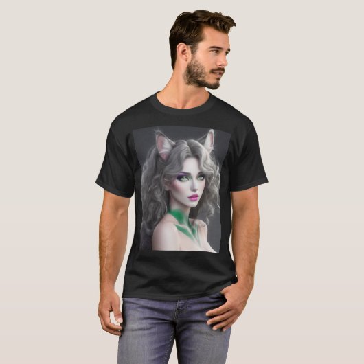 KITTY WAIFU 02 T-Shirt (Vorne ganz)