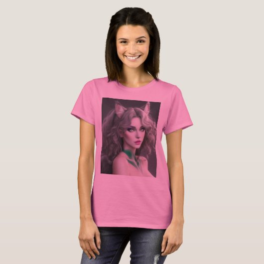 KITTY WAIFU 02 T-Shirt (Vorne ganz)