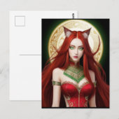 KITTY WAIFU 05 POSTKARTE (Vorne/Hinten)