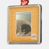 Kitty Wains Silbernes Ornament (Links)