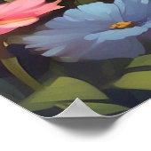 *~* Kitty Walking Blume 5:4 Kätzchen AP68 Poster (Ecke)