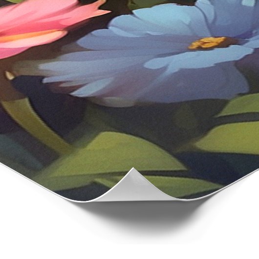 *~* Kitty Walking Blume 5:4 Kätzchen AP68 Poster (Ecke)