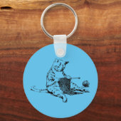 Kitty Wine Charm Schlüsselanhänger (Vorderseite)