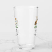 Kitty Wisdom - Funny Cat Rules with a Brown Cat Glas (Links)