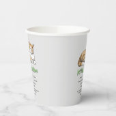 Kitty Wisdom - Funny Cat Rules with a Brown Cat Pappbecher (Links)