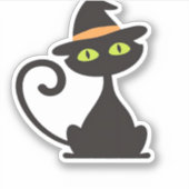 kitty witch Classic T-Shirt Aufkleber (Vorderseite)