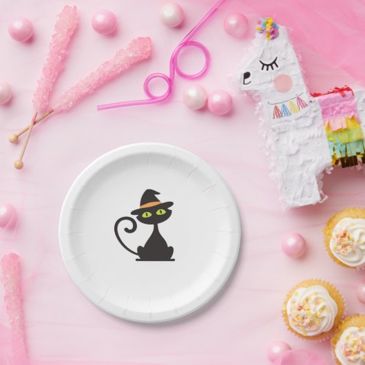 kitty witch Classic T-Shirt Pappteller (Party)