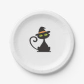 kitty witch Classic T-Shirt Pappteller (Vorderseite)