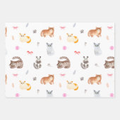 Kitty Wrapping Paper, Cat Gift Wrap Geschenkpapier Set (Vorderseite 2)