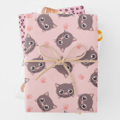 Kitty Wrapping Paper, Cat Gift Wrap Geschenkpapier Set (Beispiel)