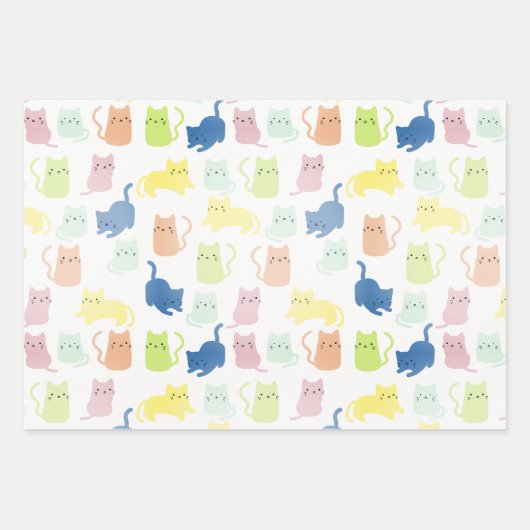Kitty Wrapping Paper, Geschenkwrap Geschenkpapier Set (Vorderseite 3)