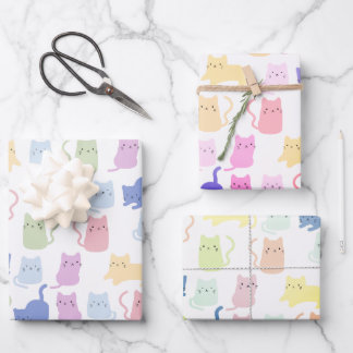 Kitty Wrapping Paper, Geschenkwrap Geschenkpapier Set