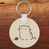 Kitty & Yarn Schlüsselanhänger (Vorderseite)