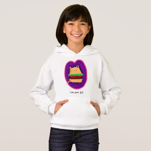 Kittyburger Hoodie (Vorne ganz)