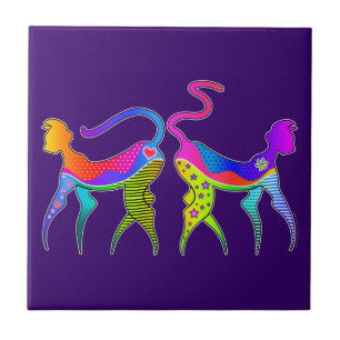 KITTYCAT KATZ KERAMIK FLIESE, UNTERSETZER oder