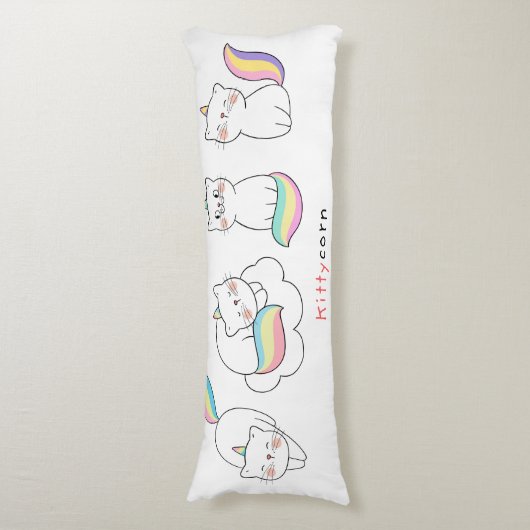 Kittycorn Seitenschläferkissen (Vorderseite Vertikal)