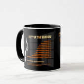 KittyInTheWindow - Kaskadierende Verminderung - TA Tasse (Vorderseite Links)