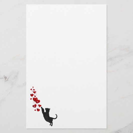 Kittykatzen-Liebe Briefpapier (Vorderseite)