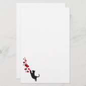Kittykatzen-Liebe Briefpapier (Vorne/Hinten)