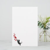 Kittykatzen-Liebe Briefpapier (Stehend Vorderseite)