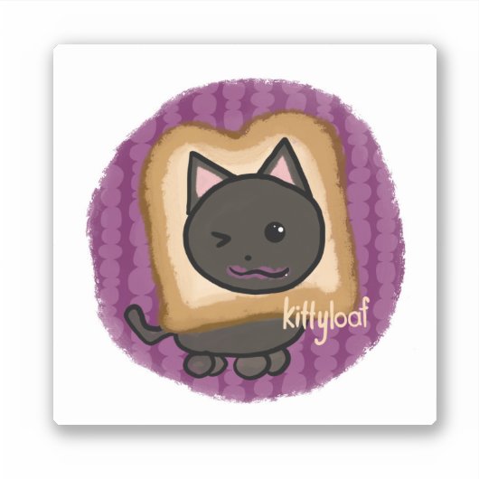 Kittyloaf Sticker (Vorderseite)