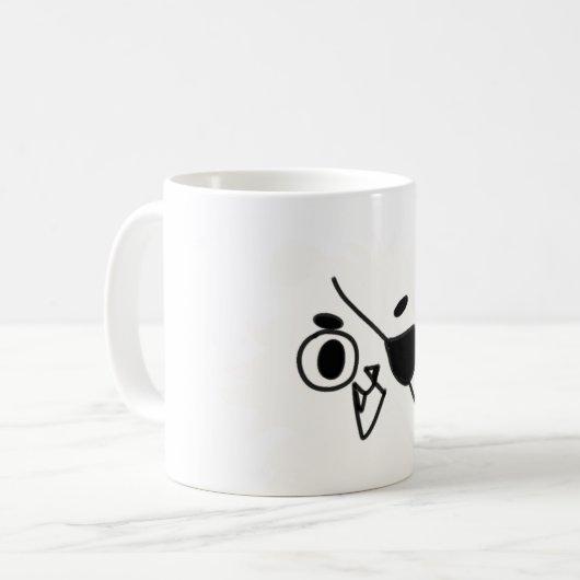Kittypirate Kaffeetasse (Vorderseite Links)