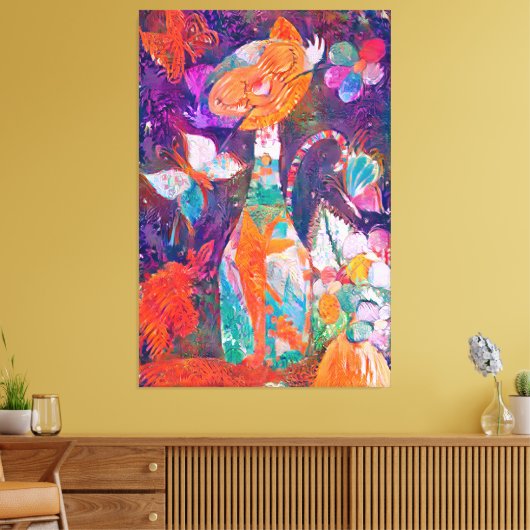 KittyQ Leinwanddruck (Insitu (Wohnzimmer))