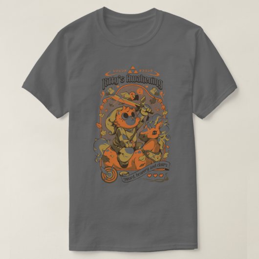 Kittys Awakening T-Shirt (Design vorne)