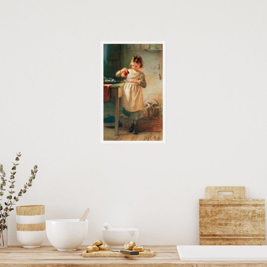 Kitty's Breakfast Poster (Küche)