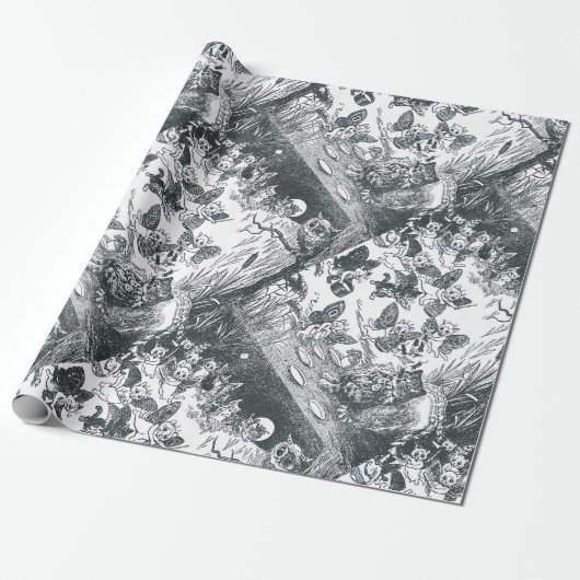 Kitty's Dream of Fairyland, Louis Wain Geschenkpapier (Ungerollt)