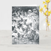 Kitty's Dream of Fairyland, Louis Wain Karte (Gelbe Blume)