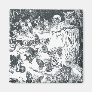 Kitty's Dream of Fairyland, Louis Wain Magnet