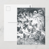 Kitty's Dream of Fairyland, Louis Wain Postkarte (Vorne/Hinten)