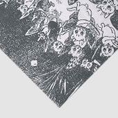 Kitty's Dream of Fairyland, Louis Wain Seidenpapier (Detail)