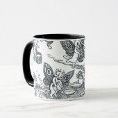 Kitty's Dream of Fairyland, Louis Wain Tasse (Vorderseite Links)