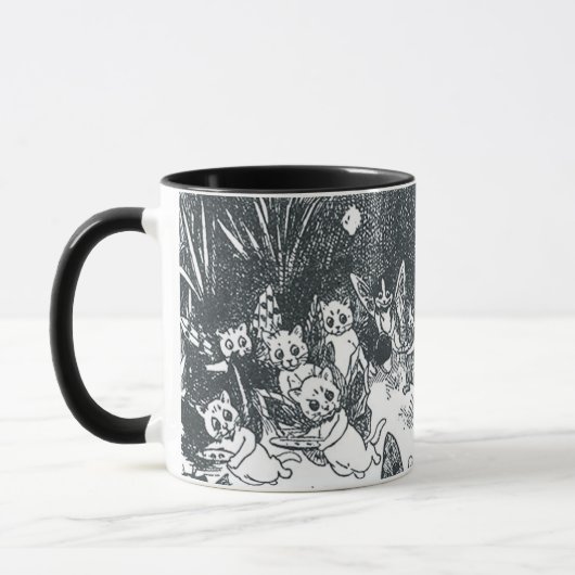 Kitty's Dream of Fairyland, Louis Wain Tasse (Links)