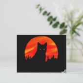 Kitty's Harvest Moon Postkarte (Stehend Vorderseite)
