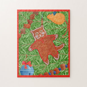 KITTY'S WEIHNACHTSBAUM 11"x14" Puzzle