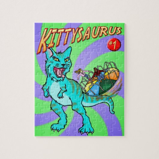 KITTYSAURUS™ 110 Stück JIGSAW PUZZLE (Vertikal)
