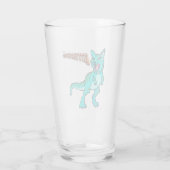 KITTYSAURUS™ GLASKOPPPE GLAS (Rückseite)