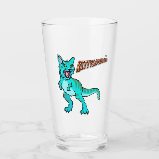 KITTYSAURUS™ GLASKOPPPE GLAS (Vorderseite)