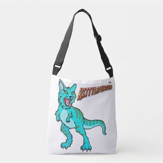 KITTYSAURUS™ HAND BAG TRAGETASCHEN MIT LANGEN TRÄGERN (Vorderseite)